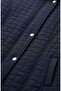 معطف مبطن مقاس كبير 6133-02 أزرق داكن - 5