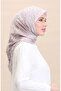Flover-11 وشاح من فرو المنك الخفيف المزخرف - 2