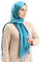 Evening Dress Shiny Shawl 2006-05 Turquoise - 2