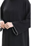 Double Sided Abaya Dress 5115-01 Black - 5