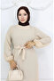 Beige Aerobin Fabric Girdle Dress 2007-04 - 3