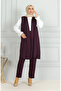 Vest Pants Double Suit 20046-03 Purple