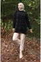 Knitwear Pearl Detailed Tunic 3009-02 Black