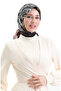 وشاح كاراكا منقوش كوبرا 81089-03 أسود بني