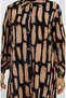 Viscose Fabric Tunic Trousers Double Set 0131-03 Milky Coffee Black - 5