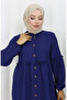 طقم مكون من قطعتين بنطلون تونيك بأزرار مربوطة 0115-07 Saks - 3