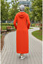 Two thread ka Hooded por dress 0190-02 orange - 6