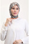 وشاح ناعم منقوش 70261-03 بني إكرو