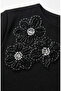 Stone Embroidered Tunic Trousers Double Suit 0230-01 Black - 5