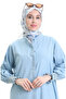 Tencel Fabric Two Piece Set 260625-01 Light Blue - 5