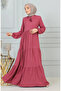 Tassel Detail Dress 0229-11 Dusty Rose - 4