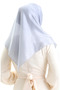 Madame Mary French Voile Scarf 19098-03 Gray - 3