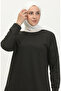 Slit detailed sports tunic 0412-04 black - 3
