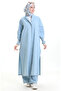 Tencel Fabric Two Piece Set 260625-01 Light Blue - 3