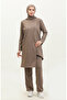 بدلة رياضية غير متماثلة بخيطين 03076-07 مينك