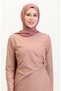 Stone Detailed Team Look Dress 4740-01 Powder - 3