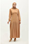 Polka dot dress 1899-02 mustard cream - 2