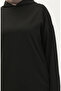 Hooded Seasonal Plain Tunic 8655-01 Black - 5