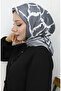 وشاح رايون رقمي 70309-11 رمادي - 2