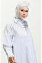 Striped oxford shirt 4807-02 navy blue - 3