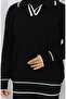 Knitwear Corded Fabric Sweater Trousers Double Set 0010-04 Black - 5