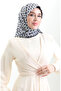وشاح رايون رقمي 70307-01 أسود