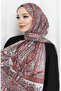 Ethnic Design Janjan Shawl 70305-03 Beige Burgundy