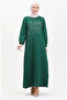 Stony crepe evening dress 0481-05 emerald green
