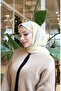 وشاح قطني منقوش 70337-05 أصفر فاتح - 2