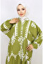 Balloon Sleeve Dress 4091-07 Light Khaki - 4