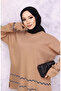 Sewn Detailed Knitwear Set 24029-02 Milky Coffee - 3