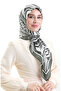 وشاح رايون رقمي 70301-07 كاكي