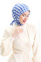 وشاح ناعم منقوش 70294-08 ساكس - 2