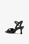 Osso Black Leather Women's Heeled Shoes - 3