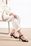 Osso Black Leather Women's Heeled Shoes - 2