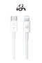 محول كيبل USB C إلى لايتنينج بطول 1متر لاجهزة الايفون و سماعات الايربود يدعم التوصيل ونقل البيانات.