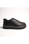 Men's Leather Casual Shoes 26907 - Black - 44
