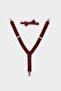 School Cotton Bow Tie Pants Suspenders 2-Piece Boys' Set C0238A8Ns - 2
