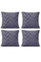 Plush Decorative Throw Pillow Cover Nordic Zigzag-Herringbone Set of 2 / 4 42X42 cm