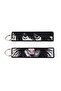 Japanese The Death Note Double Sided Embroidery Key Keychains Car Key Chains Keyring Accessories - 6