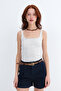 Thick Strap Basic Tank Top A13404-J5 - 2