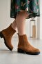 Women's Venus Tan Suede Elastic Waterproof Boots
