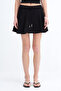 Belden İp B Tie-Detail Short Skirt Ş16072-L7 - 2
