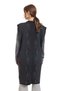 Women's Middle-Aged and Above Knitwear Knitted Buttoned Rose Patterned Mother Long Vest 364 - 6