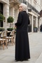 Elmina Jacket Dress Scuba Double Suit 1673 - Black - 5