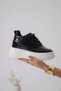 Women's Hidden Heel Black Sports Shoes Tr10Ms01F - 8