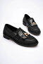 Women's black beaded tassel casual low heel shoes tr30ms01a - 6