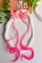 Girl's Sequin Oyster Artificial Hair Hairpiece 2 Pieces - 3