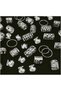 Bohemian Hair Ring-Hair Earring Ring Mixed Model Set 10 Lu Hair Charms (Bc-1152) - 3
