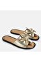 Large Size Women's Genuine De Leather Erli̇k 41-42-43-44-Gold - 2